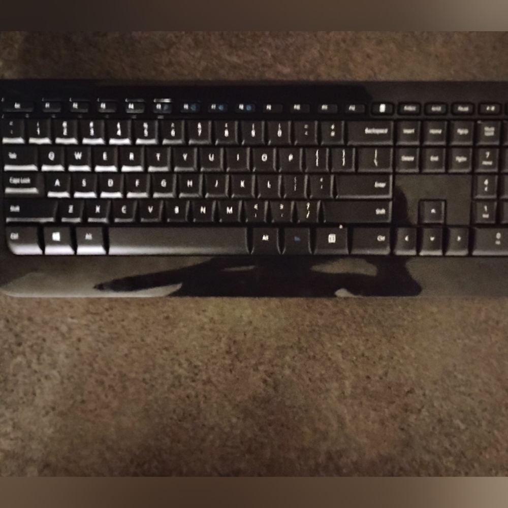 Microsoft Wireless Black Keyboard